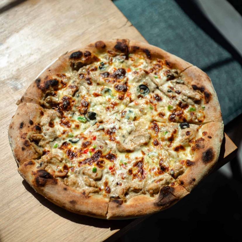 پیتزا چیکن آلفردو